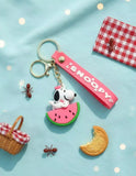 3D PVC Figure Keychain - Snoopy - Relaxing Watermelon Visor