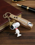 3D PVC Figure Keychain - Snoopy - Safari Hat