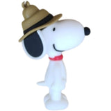 3D PVC Figure Keychain - Peanuts - Snoopy Safari Hat
