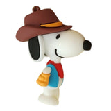3D PVC Figure Keychain - Peanuts - Snoopy Cowboy Outfit