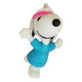 3D PVC Figure Keychain - Peanuts - Snoopy Running Outfit