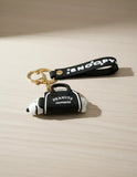 3D PVC Figure Keychain - Snoopy - Peeking From Duffel Bag