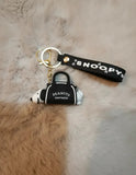 3D PVC Figure Keychain - Snoopy - Peeking From Duffel Bag