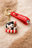 3D PVC Figure Keychain - Snoopy - Sunglasses Float Drink