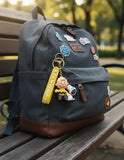 3D PVC Figure Keychain - Snoopy - Charlie Brown Sitting Variant 2