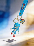 3D PVC Figure Keychain - Sonic the Hedgehog - Movie Sonic Standing
