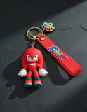 3D PVC Figure Keychain - Sonic the Hedgehog - Knuckles Standing Pose