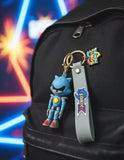 3D PVC Figure Keychain - Sonic the Hedgehog - Metal Sonic Standing