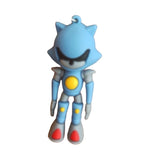3D PVC Figure Keychain - Sonic the Hedgehog - Metal Sonic Standing