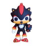 3D PVC Figure Keychain - Sonic the Hedgehog - Shadow Holding Dark Chao