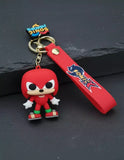 3D PVC Figure Keychain - Sonic the Hedgehog - Chibi Knuckles Standing