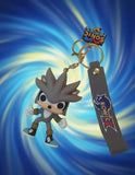 3D PVC Figure Keychain - Sonic the Hedgehog - Chibi Silver Standing