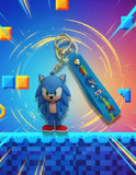 3D PVC Figure Keychain - Sonic the Hedgehog - Movie Sonic In Jacket