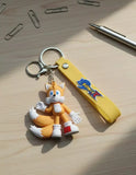 3D PVC Figure Keychain - Sonic the Hedgehog - Tails Standing Pose
