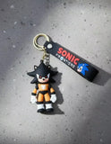 3D PVC Figure Keychain - Sonic the Hedgehog - Dark Super Sonic