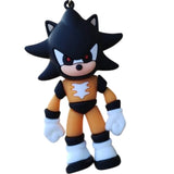3D PVC Figure Keychain - Sonic the Hedgehog - Dark Super Sonic
