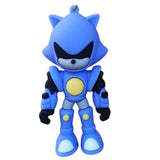 3D PVC Figure Keychain - Sonic the Hedgehog - Chibi Metal Sonic