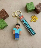 3D PVC Figure Keychain - Steave De Minecraft - Herobrine Standard Outfit