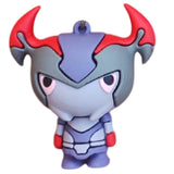 3D PVC Figure Keychain - DC Comics - Chibi Steppenwolf Armored