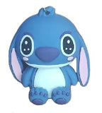 3D PVC Figure Keychain - Lilo & Stitch - Chibi Stitch Sitting