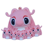 3D PVC Figure Keychain - Lilo & Stitch - Angel With Babies