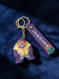 3D PVC Figure Keychain - Lilo & Stitch - Evile Hawaiian Shirt