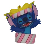 3D PVC Figure Keychain - Lilo & Stitch - Stitch Popping From Present