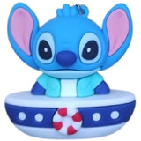 3D PVC Figure Keychain - Lilo & Stitch - Stitch In Cruise Boat