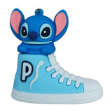 3D PVC Figure Keychain - Lilo & Stitch - Stitch Sitting On Sneaker