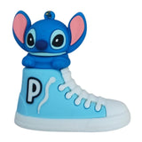 3D PVC Figure Keychain - Lilo & Stitch - Stitch Sitting On Sneaker