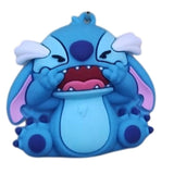 3D PVC Figure Keychain - Lilo & Stitch - Stitch Crying Hands Face