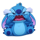 3D PVC Figure Keychain - Lilo & Stitch - Stitch Crying Hands Face