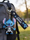 3D PVC Figure Keychain - Lilo & Stitch - Stitch Skeleton Costume