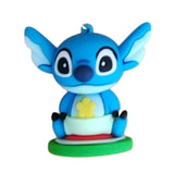 3D PVC Figure Keychain - Lilo & Stitch - Stitch Baby Flower Diaper