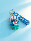 3D PVC Figure Keychain - Lilo & Stitch - Stitch Bunny Ears Gift Box