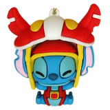 3D PVC Figure Keychain - Lilo & Stitch - Stitch Samurai Helmet Outfit
