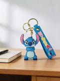 3D PVC Figure Keychain - Lilo & Stitch - Stitch Grumpy Arms Crossed