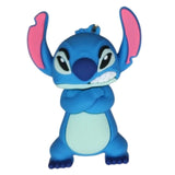 3D PVC Figure Keychain - Lilo & Stitch - Stitch Grumpy Arms Crossed
