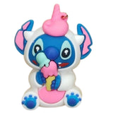 3D PVC Figure Keychain - Lilo & Stitch - Stitch Unicorn Eating Ice Cream