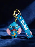 3D PVC Figure Keychain - Lilo & Stitch - Stitch Playing Ukulele