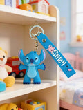 3D PVC Figure Keychain - Lilo & Stitch - Stitch Hugging Pose