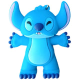 3D PVC Figure Keychain - Lilo & Stitch - Stitch Hugging