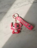 3D PVC Figure Keychain - Lilo & Stitch - Angel In Superhero Outfit
