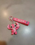 3D PVC Figure Keychain - Lilo & Stitch - Angel Holding Heart Variant 2