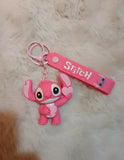3D PVC Figure Keychain - Lilo & Stitch - Angel Holding Heart Variant 2