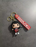 3D PVC Figure Keychain - Stranger Thing - Eddie Munson Playing Guitar