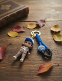 3D PVC Figure Keychain - Stranger Thing - Dustin Hellfire Club Outfit