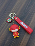 3D PVC Figure Keychain - Superheroes Flash - Flash Chibi Standing