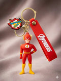 3D PVC Figure Keychain - Superheroes Flash - Flash Hand On Hip