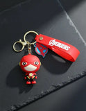 3D PVC Figure Keychain - Superheroes Flash - Chibi Flash Standing Variant 2